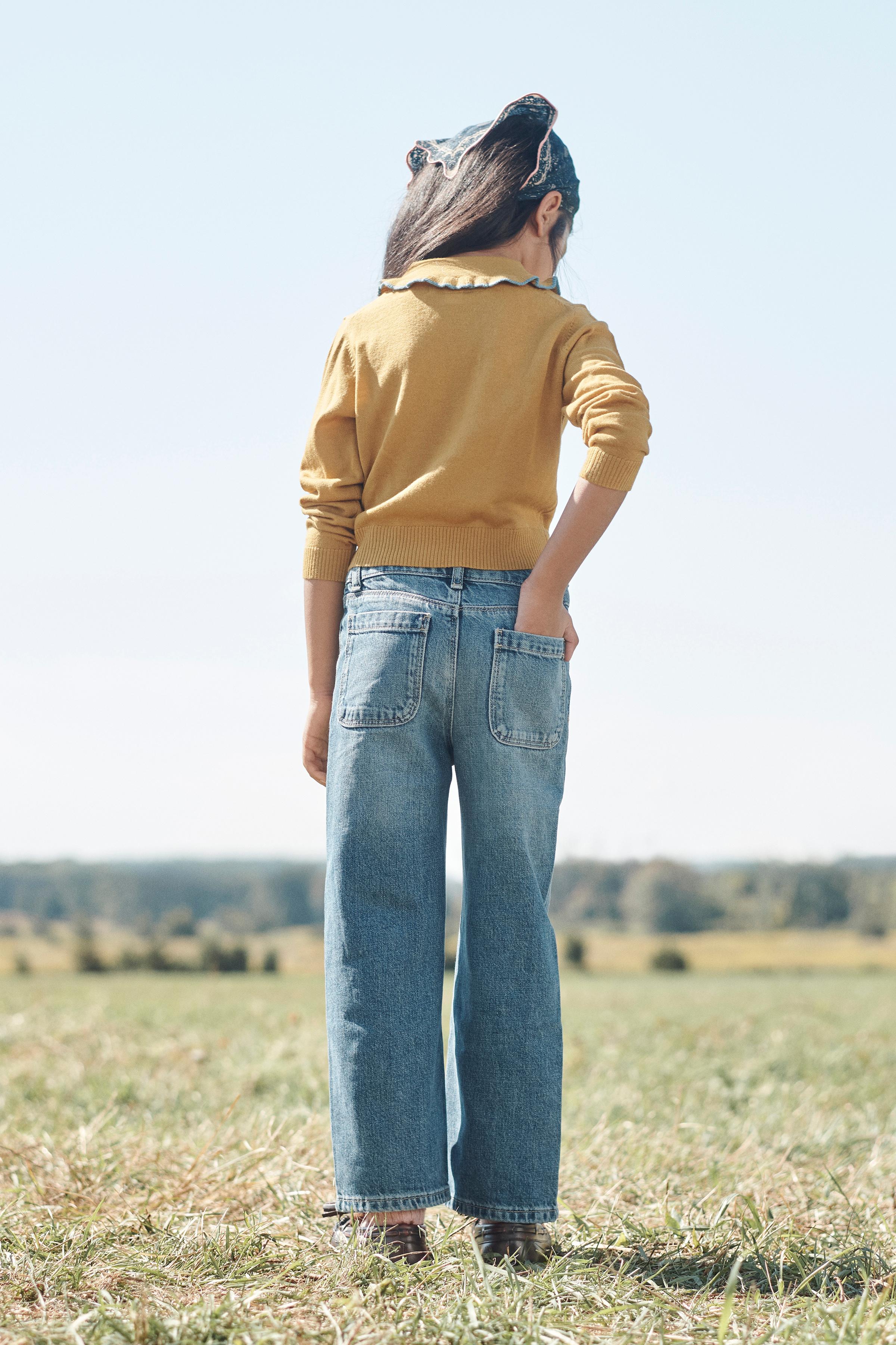 LIMITED EDITION WIDE LEG JEANS WITH POCKETS